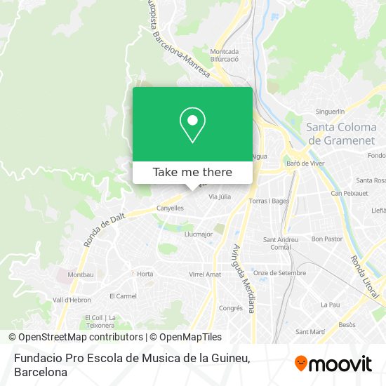 Fundacio Pro Escola de Musica de la Guineu map