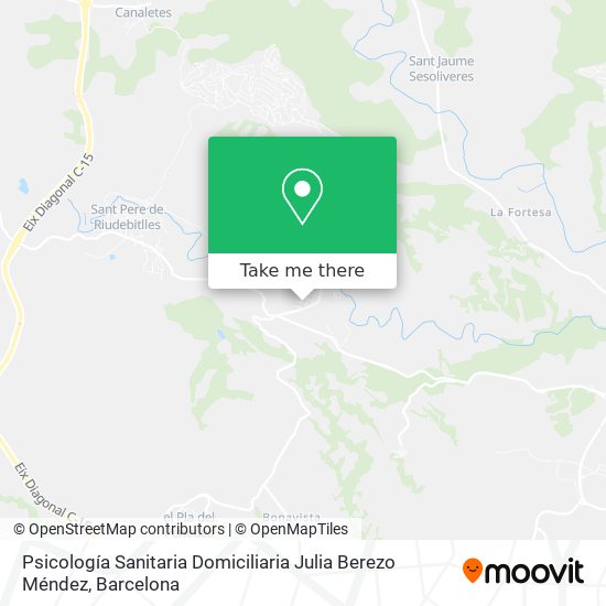 Psicología Sanitaria Domiciliaria Julia Berezo Méndez map