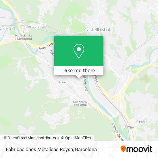 Fabricaciones Metálicas Roysa map