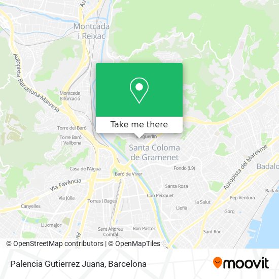 Palencia Gutierrez Juana map