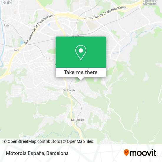 Motorola España map