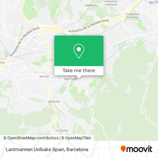 mapa Lantmannen Unibake Spain