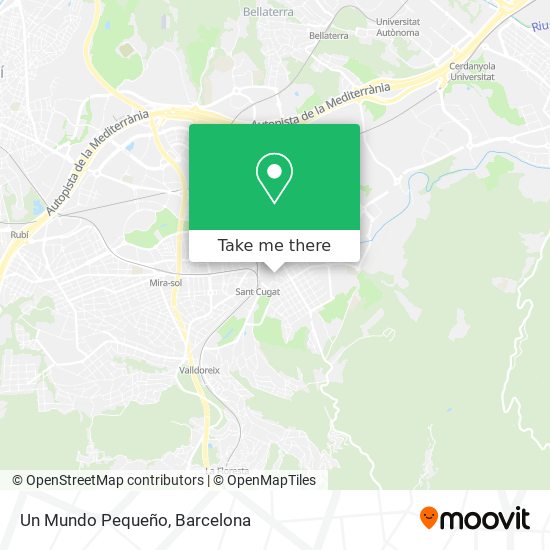 Un Mundo Pequeño map
