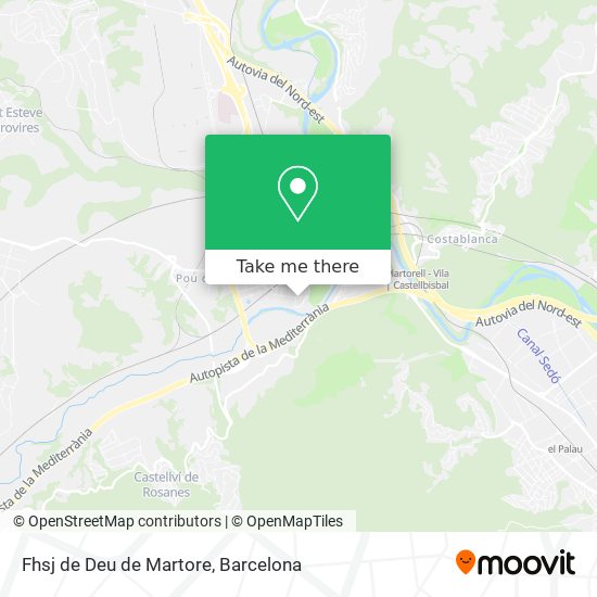 Fhsj de Deu de Martore map