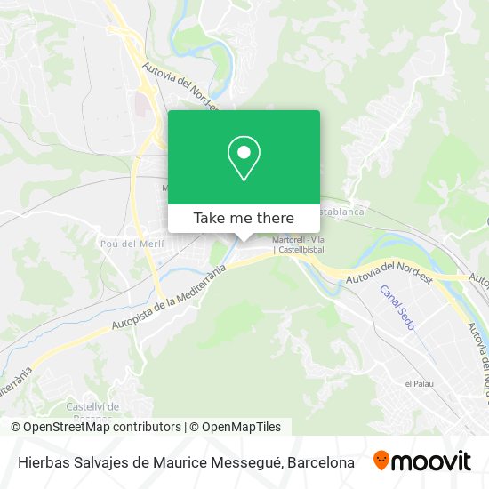 Hierbas Salvajes de Maurice Messegué map