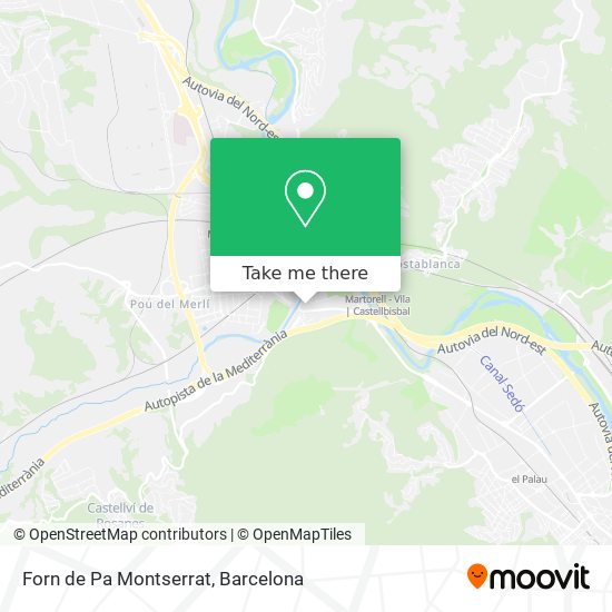 Forn de Pa Montserrat map