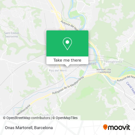 Onas Martorell map