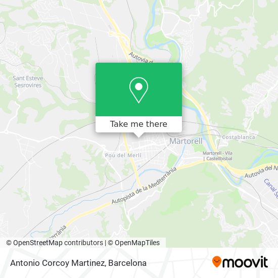 Antonio Corcoy Martinez map