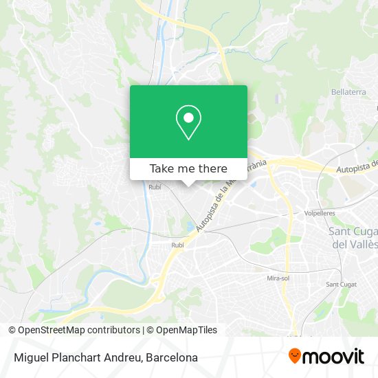 Miguel Planchart Andreu map