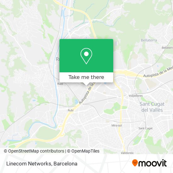 Linecom Networks map