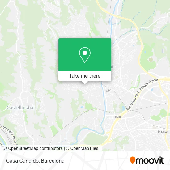 Casa Candido map