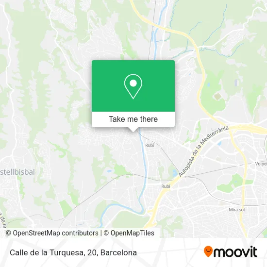 Calle de la Turquesa, 20 map