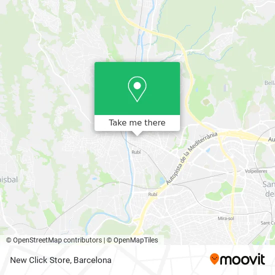 New Click Store map