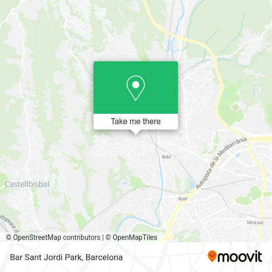 Bar Sant Jordi Park map
