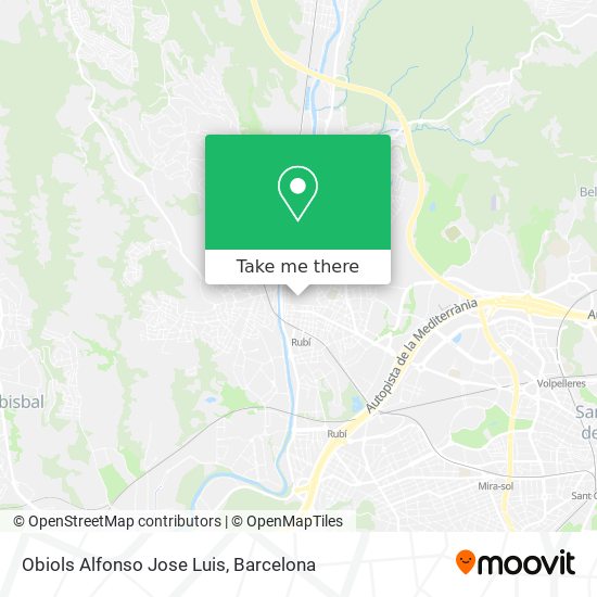 Obiols Alfonso Jose Luis map