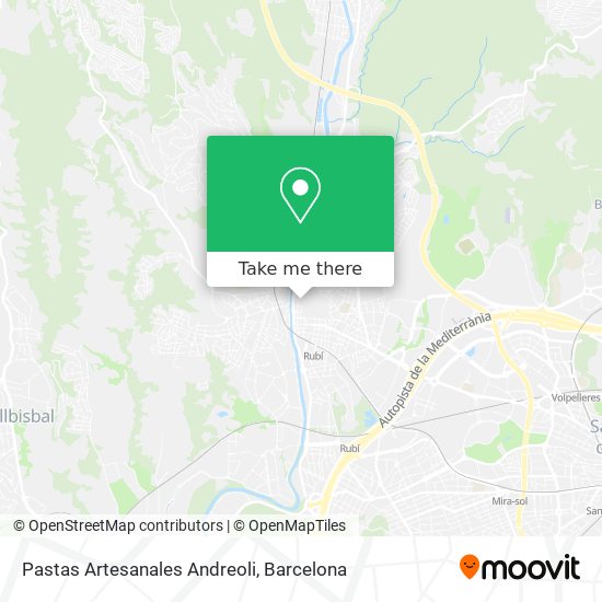 Pastas Artesanales Andreoli map