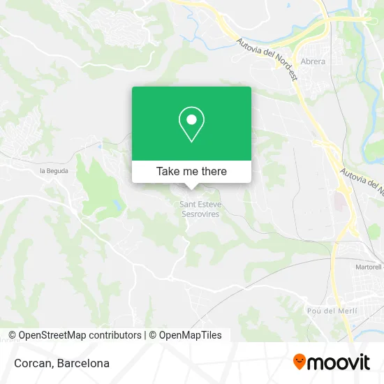 Corcan map