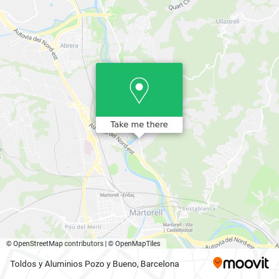Toldos y Aluminios Pozo y Bueno map