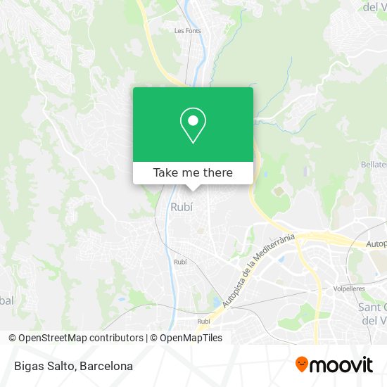 Bigas Salto map