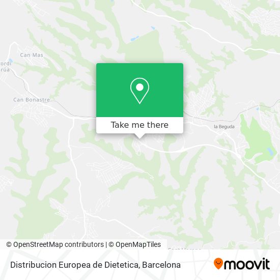 Distribucion Europea de Dietetica map
