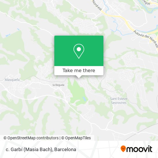 c. Garbí (Masia Bach) map
