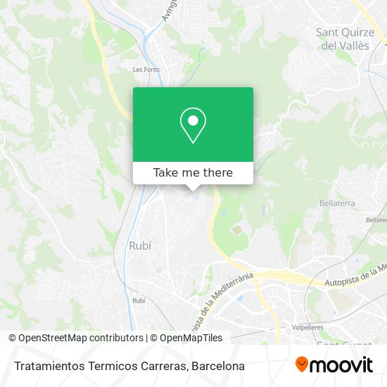 Tratamientos Termicos Carreras map