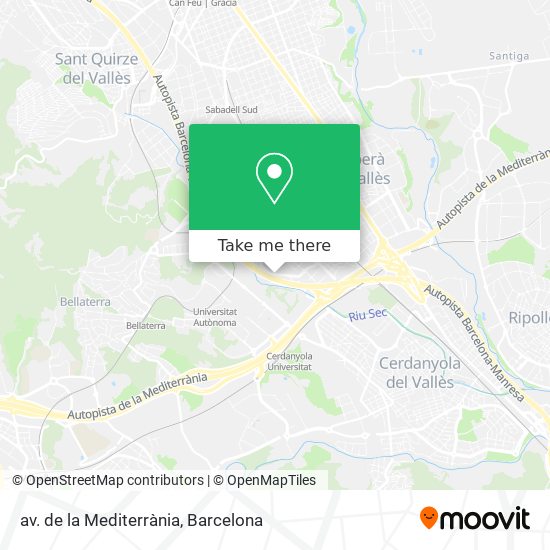 av. de la Mediterrània map