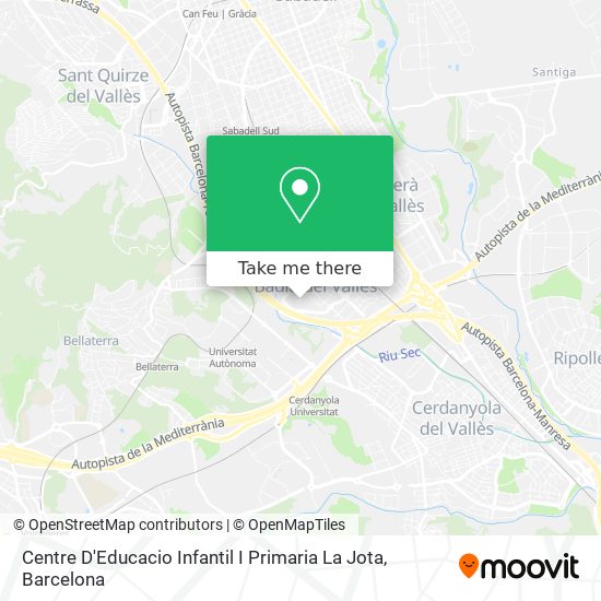 Centre D'Educacio Infantil I Primaria La Jota map