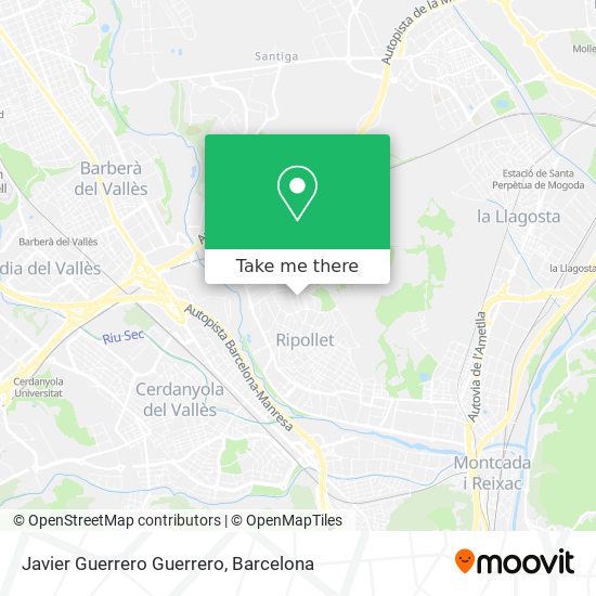 Javier Guerrero Guerrero map