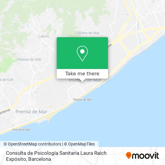 Consulta de Psicología Sanitaria Laura Raich Expósito map