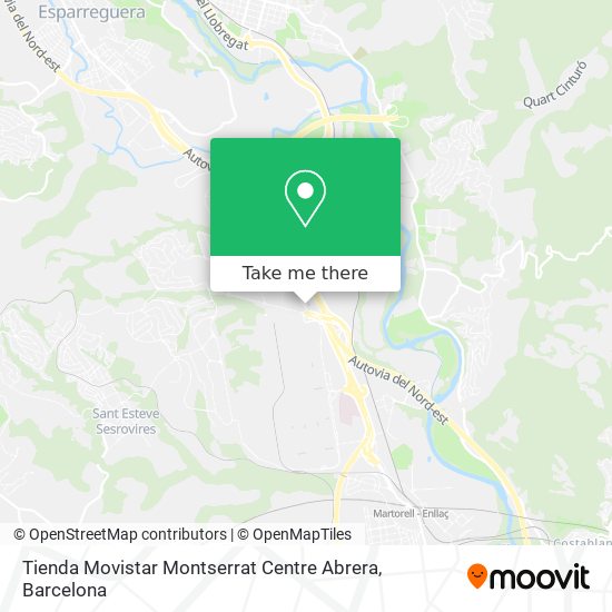 Tienda Movistar Montserrat Centre Abrera map
