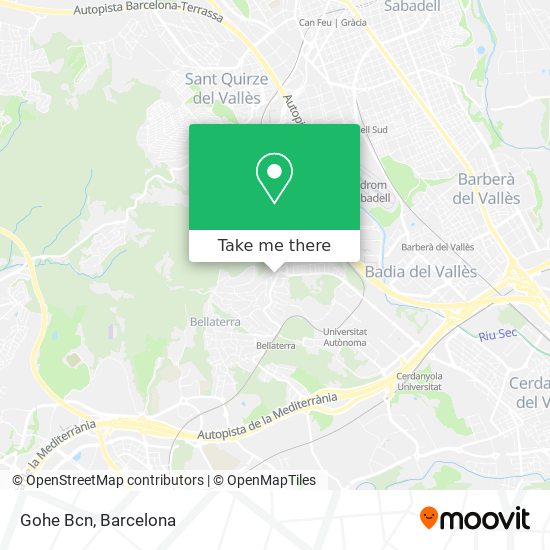 Gohe Bcn map