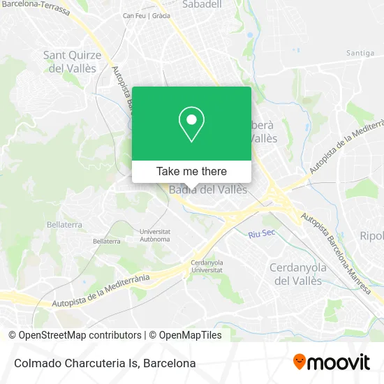 Colmado Charcuteria Is map