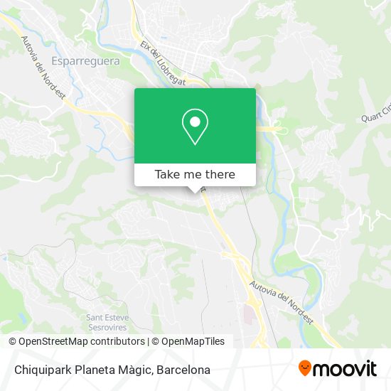 Chiquipark Planeta Màgic map