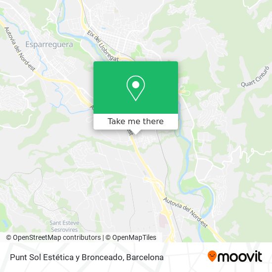 Punt Sol Estética y Bronceado map