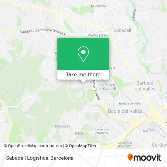 Sabadell Logistica map