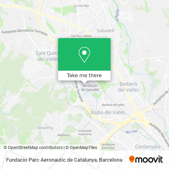 Fundacio Parc Aeronautic de Catalunya map