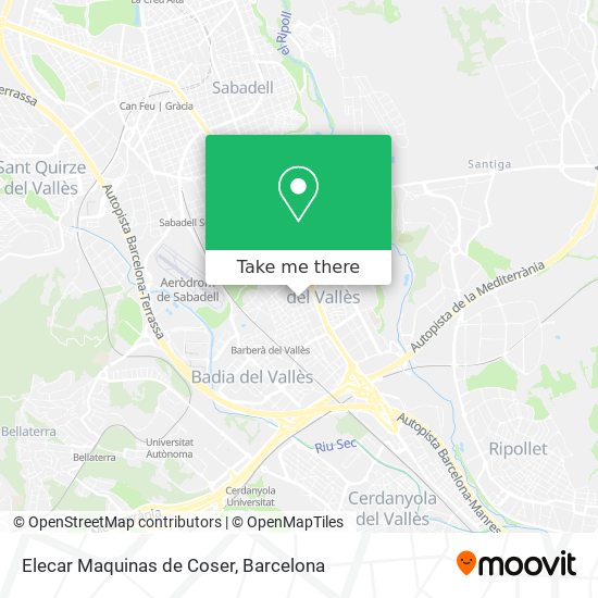 Elecar Maquinas de Coser map