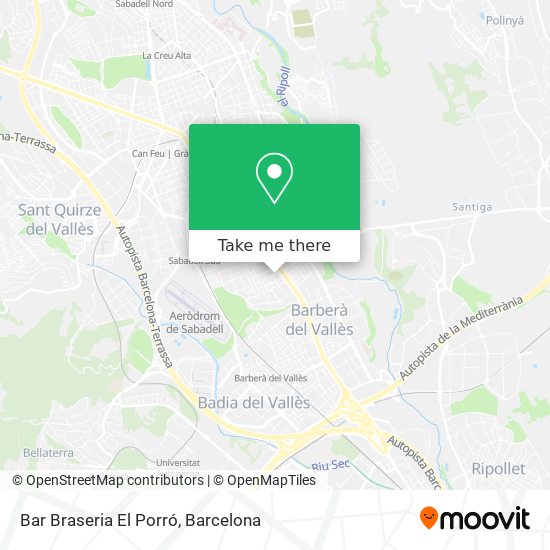 Bar Braseria El Porró map