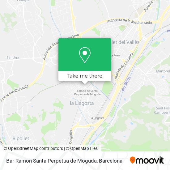 Bar Ramon Santa Perpetua de Moguda map