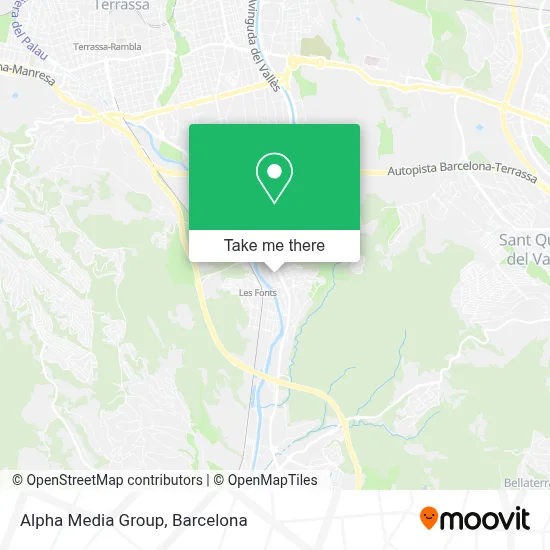 Alpha Media Group map