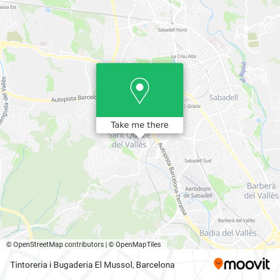 Tintoreria i Bugaderia El Mussol map