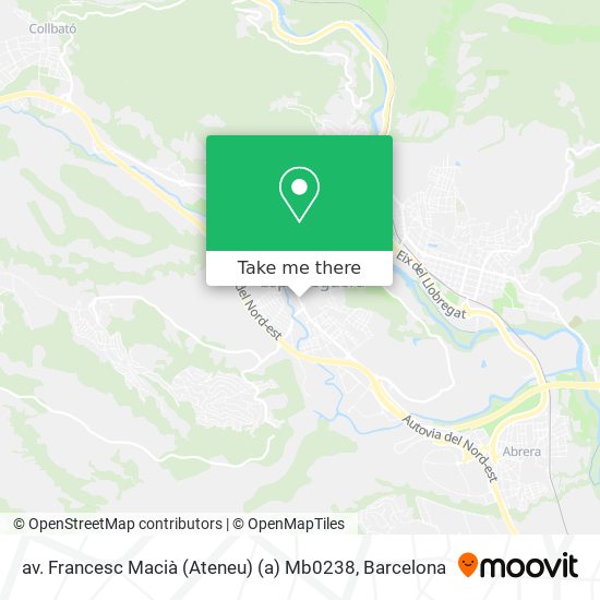av. Francesc Macià (Ateneu) (a) Mb0238 map