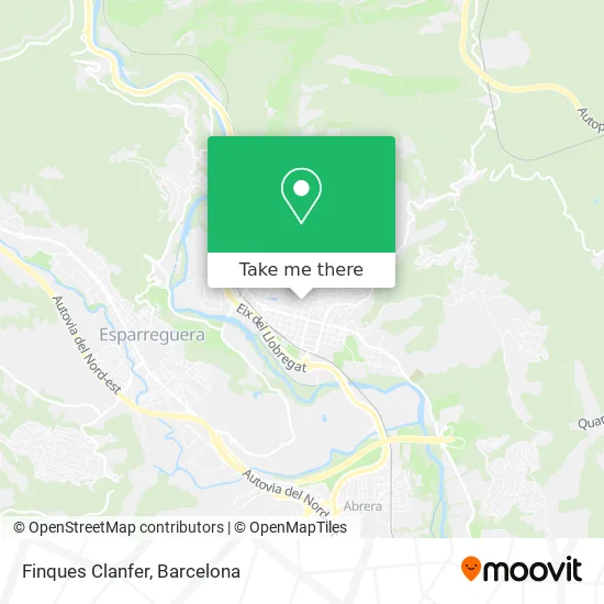 Finques Clanfer map