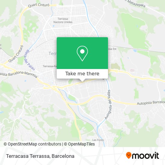 Terracasa Terrassa map