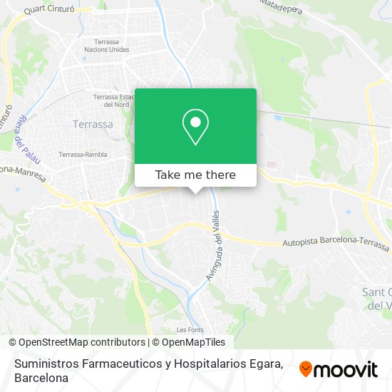 Suministros Farmaceuticos y Hospitalarios Egara map