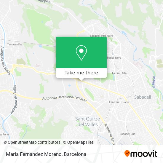 Maria Fernandez Moreno map