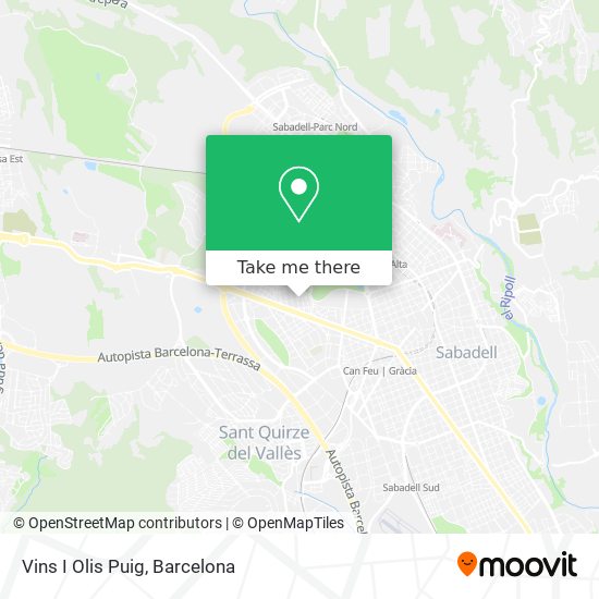 Vins I Olis Puig map