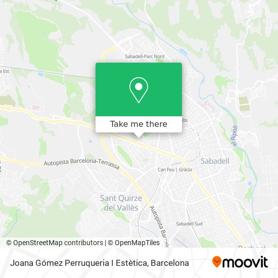 Joana Gómez Perruqueria I Estètica map