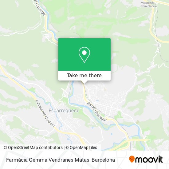 Farmàcia Gemma Vendranes Matas map